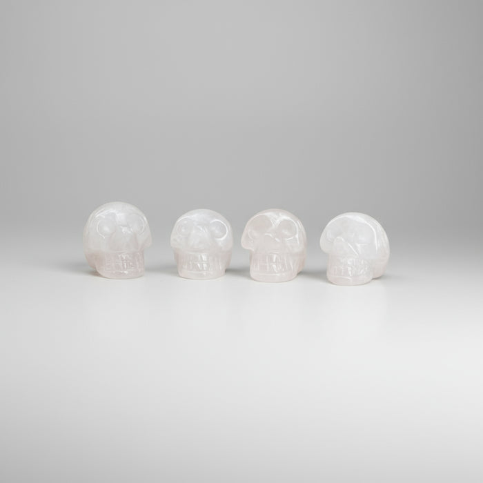 Rose Quartz Mini Skull