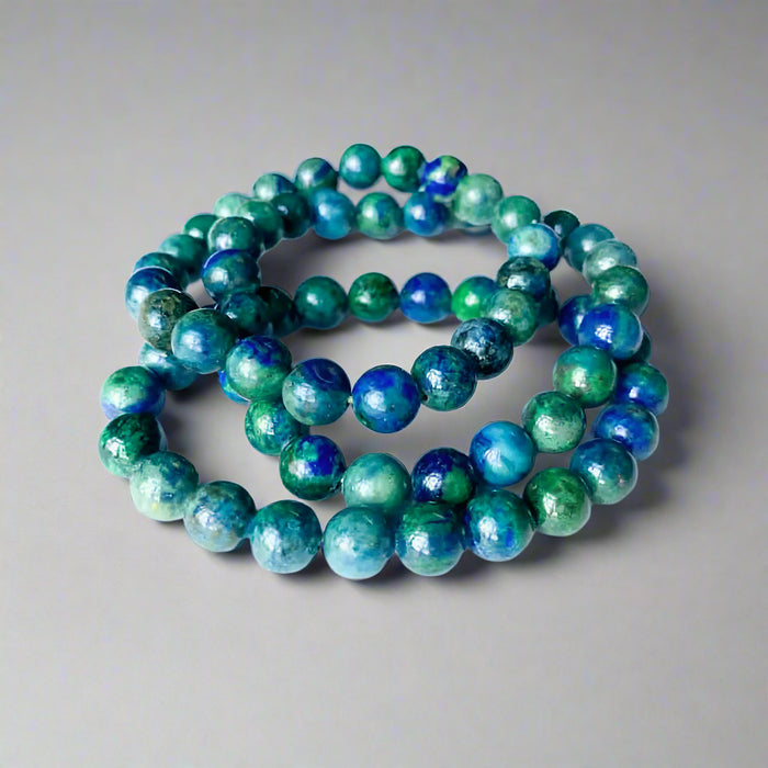 8mm chrysocolla bracelets