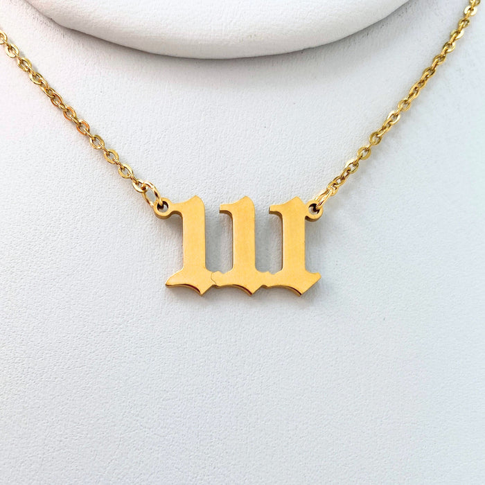Angel Number Necklace
