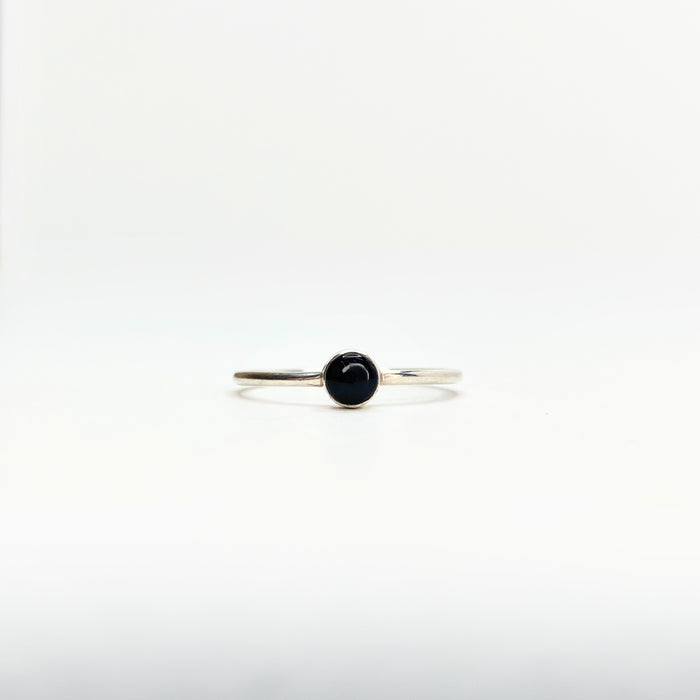 Black Onyx Sterling Silver Ring