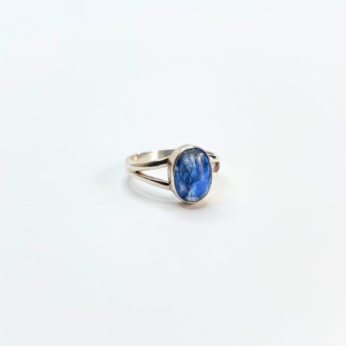 Blue Kyanite Sterling Silver Ring