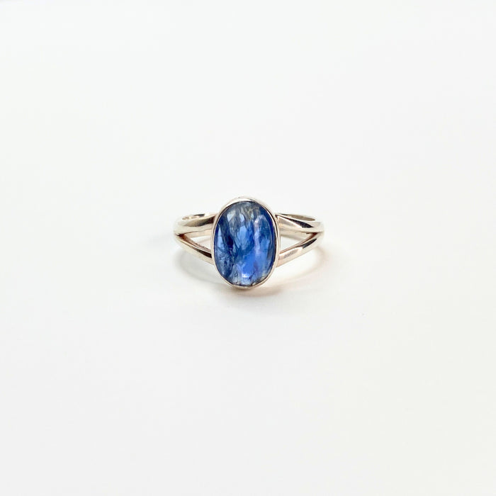 Blue Kyanite Sterling Silver Ring