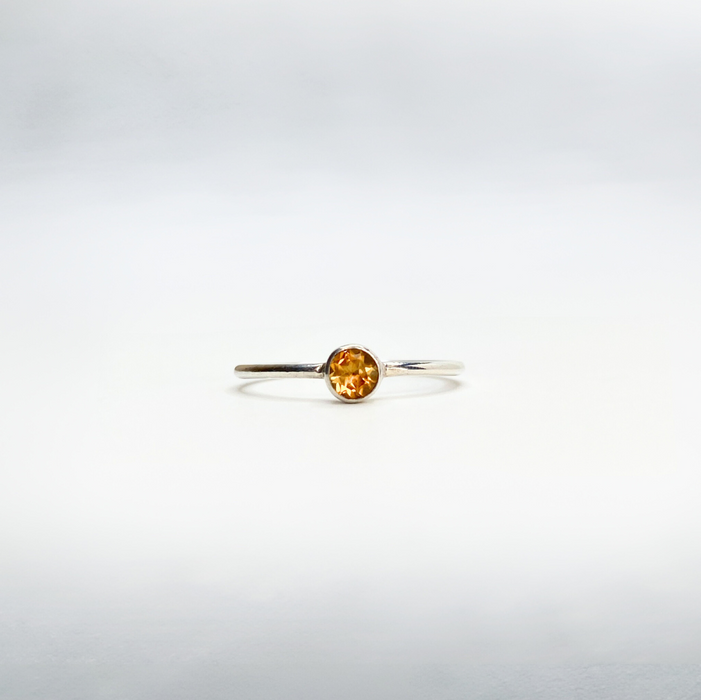 Citrine Sterling Silver Ring