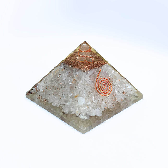 Clear Quartz Orgonite Pyramid