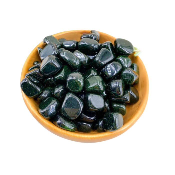 Green Goldstone Medium Tumble