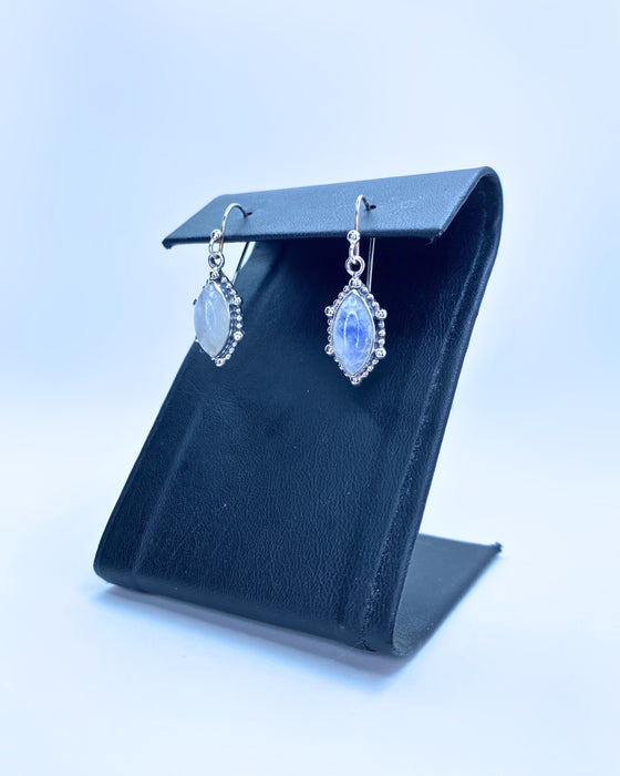 Moonstone Marquise Earrings