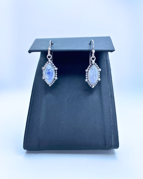 Moonstone Marquise Earrings