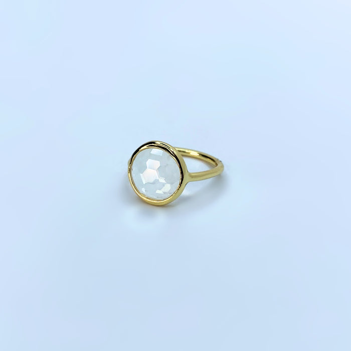 Faceted Opalite Ring