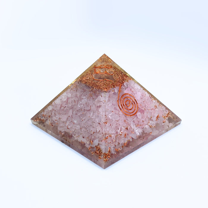 Rose Quartz Orgonite Pyramid