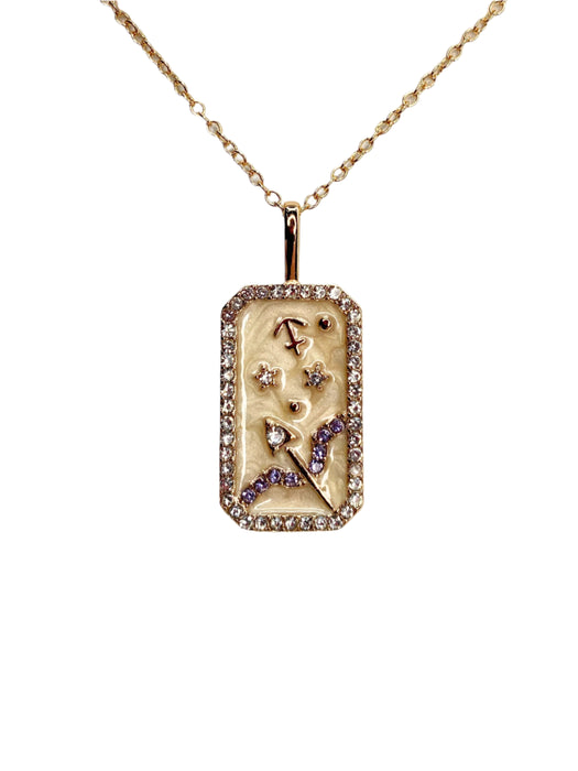 Sagittarius Rhinestone Necklace