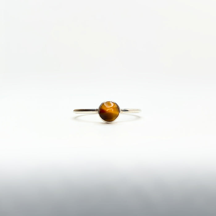 Tigers Eye Sterling Silver Ring