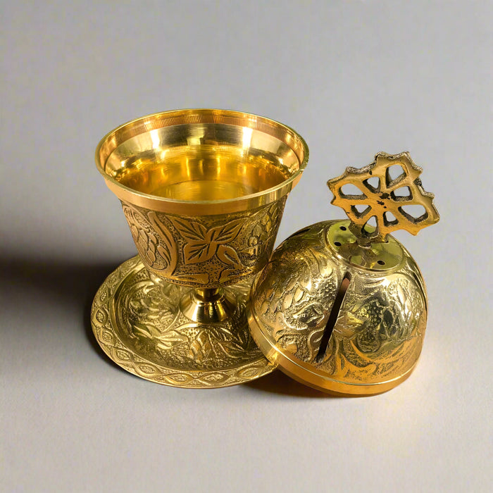 metal charcoal resin burner